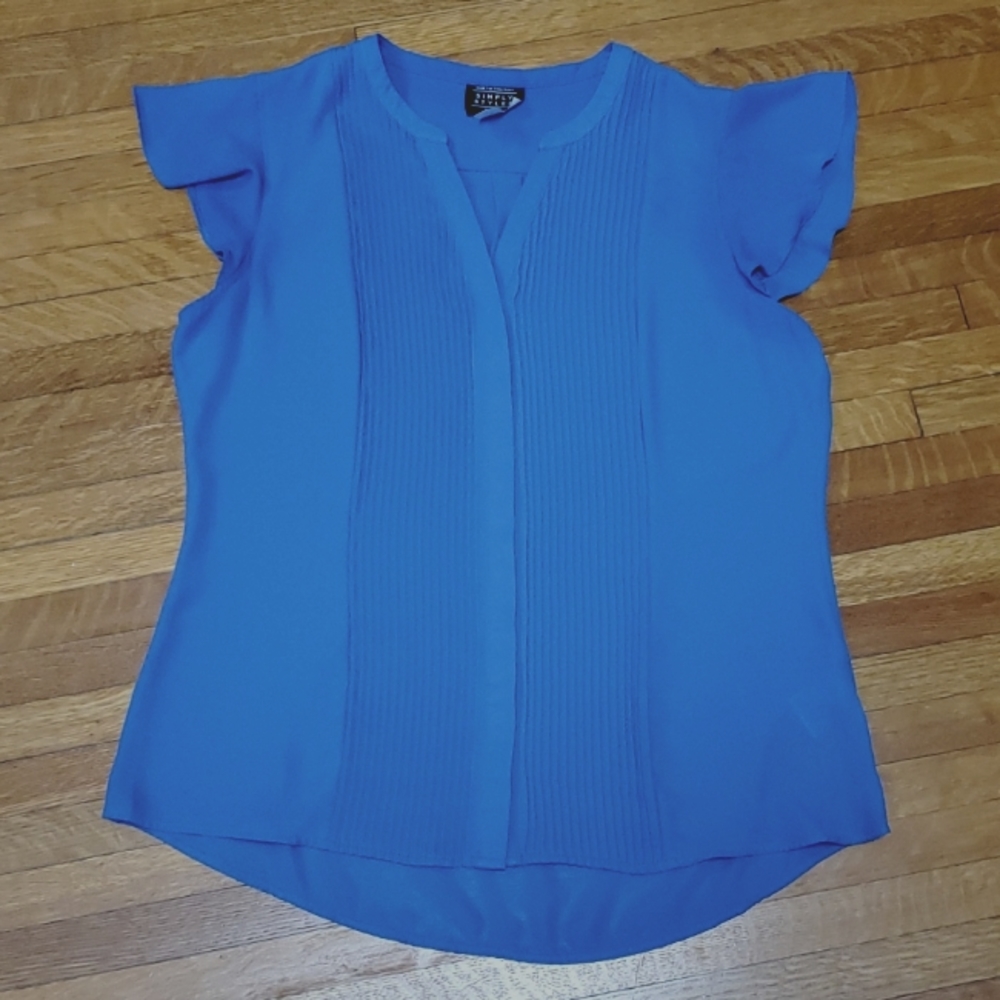 Simply Styled Large Blouse  Royal Blue with a Purple tint.  Pretty Color